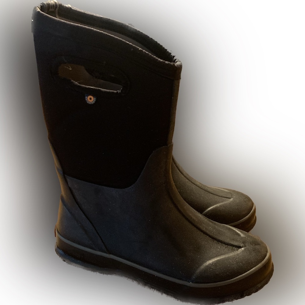 Bogs Classic Handles Insulated Rain Boots, Big Kids, Size 5 - Picture 3 of 8